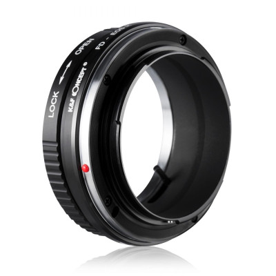 Avatar Shop|K&F Adaptor Obiective Canon FD la Canon EOS R, Constructie Alama si Aluminiu, Focalizare Manuala, Suport Focalizare Infinit|K&F Concept