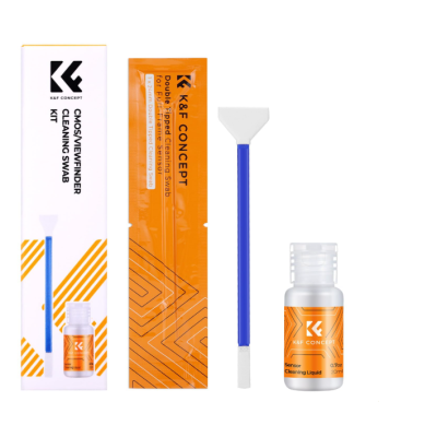 Avatar Shop|K&F Concept Kit Curatare 2-in-1, 24mm Full Frame, 5 Bete Curatare, 20ml Lichid, Pentru Senzor si Vizor|K&F Concept