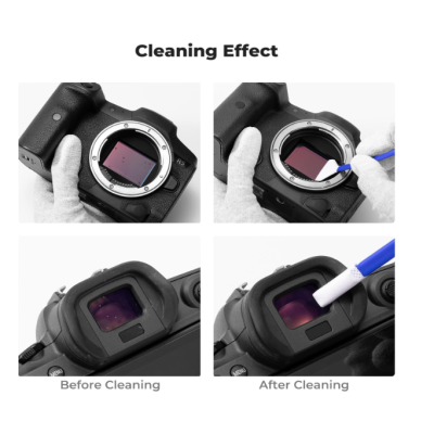 Avatar Shop|K&F Concept Kit Curatare 2-in-1, 24mm Full Frame, 5 Bete Curatare, 20ml Lichid, Pentru Senzor si Vizor|K&F Concept