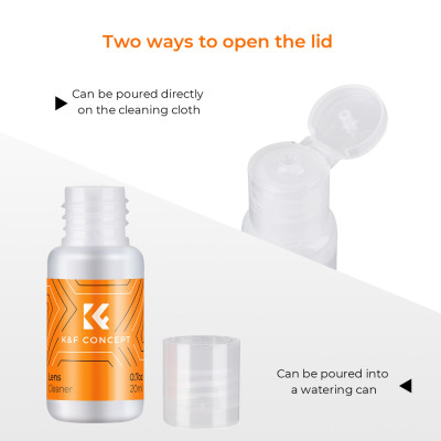Avatar Shop|K&F Concept Lichid de Curatare Senzori, 20ml, Pentru Obiective si Ecrane|K&F Concept