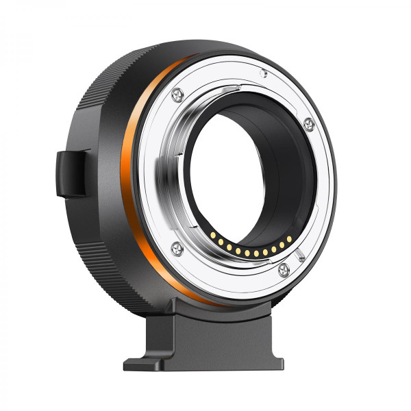 K&F Concept Adaptor Obiectiv EF/EF-S-FX, Autofocus Electronic, Mod Focalizare in Faza, Upgrade Firmware USB, Contacte Aurite