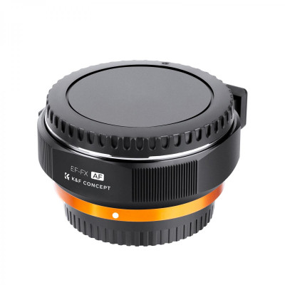 Avatar Shop|K&F Concept Adaptor Obiectiv EF/EF-S-FX, Autofocus Electronic, Mod Focalizare in Faza, Upgrade Firmware USB, Contacte Aurite|K&F Concept