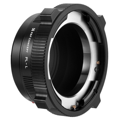 K&F Concept Adaptor Montura PL-L, Focalizare la Infinit, Aluminiu Anodizat Dur, Manual,...