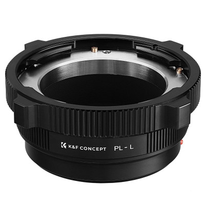 Avatar Shop|K&F Concept Adaptor Montura PL-L, Focalizare la Infinit, Aluminiu Anodizat Dur, Manual, Compatibil L-Mount|K&F Concept