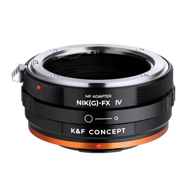 K&F Concept KF-M18116 Inel Adaptor Obiectiv Nikon F/D/G la Fuji X, IV PRO, Focalizare Infinit, Aliaj Aluminiu-Magneziu