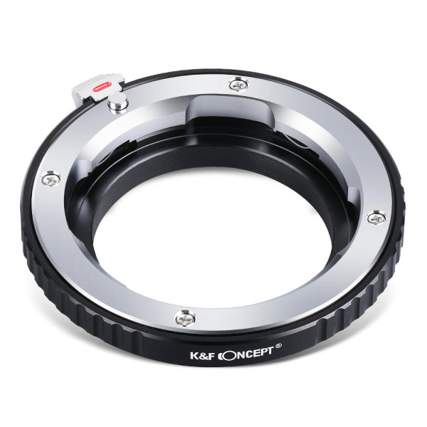 K&F Concept Adaptor Montura Leica M la MFT, Compatibil Panasonic Lumix si Olympus, Alama si Aluminiu, Focus Manual la Infinit