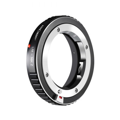 Avatar Shop|K&F Concept Adaptor Obiective Leica M la Camera Nikon Z, Constructie Alama si Aluminiu, Focalizare Manuala, Focus Infinit|K&F Concept