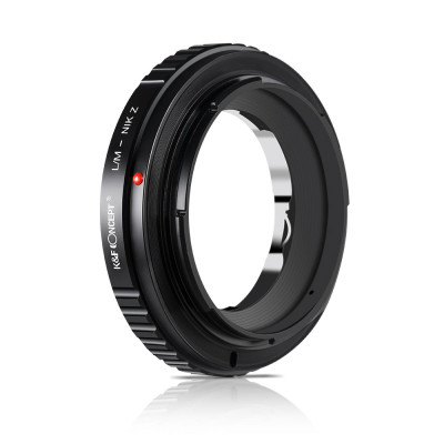 Avatar Shop|K&F Concept Adaptor Obiective Leica M la Camera Nikon Z, Constructie Alama si Aluminiu, Focalizare Manuala, Focus Infinit|K&F Concept