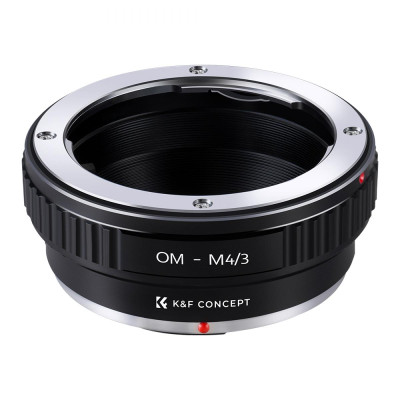 Avatar Shop|K&F Concept Adaptor Montura Olympus OM la Micro Four Thirds MFT, Alama si Aluminiu, Focalizare la Infinit|K&F Concept