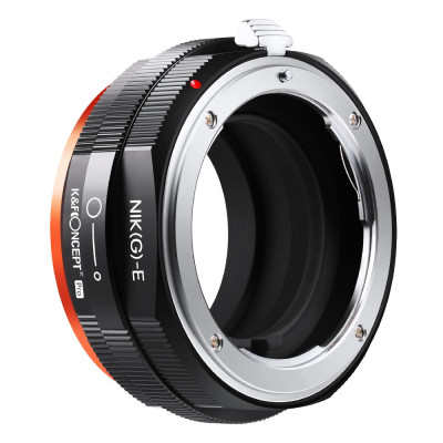Avatar Shop|K&F Concept Adaptor Montura Nikon G/F/AI la Sony E-mount, Aluminiu Anodizat, Vopsea Mata Anti-Reflexie, Focalizare Manuala|K&F Concept