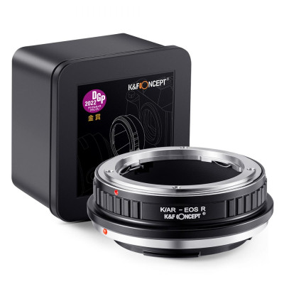 Avatar Shop|K&F Concept K/AR-EOS R Adaptor Montura Obiectiv, Focus Manual, Konica AR la Canon EOS R, Anti-reflexie|K&F Concept