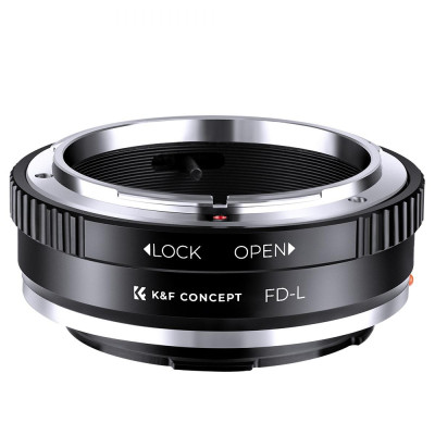 Avatar Shop|K&F Concept FD-L Adaptor Montura Obiectiv, Pentru Obiective Canon FD/FL, Montura Camera L, Focalizare Manuala|K&F Concept