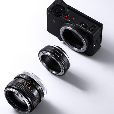 Avatar Shop|K&F Concept FD-L Adaptor Montura Obiectiv, Pentru Obiective Canon FD/FL, Montura Camera L, Focalizare Manuala|K&F Concept
