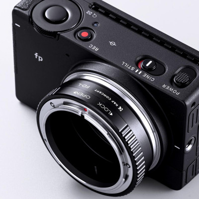 Avatar Shop|K&F Concept FD-L Adaptor Montura Obiectiv, Pentru Obiective Canon FD/FL, Montura Camera L, Focalizare Manuala|K&F Concept