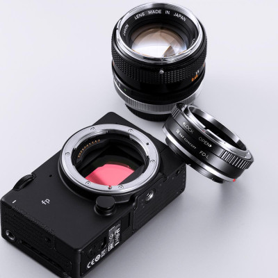 Avatar Shop|K&F Concept FD-L Adaptor Montura Obiectiv, Pentru Obiective Canon FD/FL, Montura Camera L, Focalizare Manuala|K&F Concept