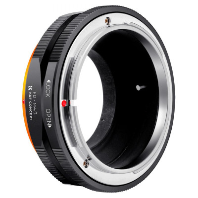 Avatar Shop|K&F Concept FD-M4/3 Adaptor Montura Obiectiv, Canon FD la Micro Four Thirds, Constructie Metalica, Focalizare Manuala|K&F Concept