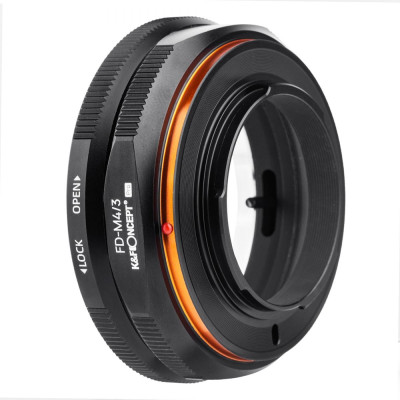 Avatar Shop|K&F Concept FD-M4/3 Adaptor Montura Obiectiv, Canon FD la Micro Four Thirds, Constructie Metalica, Focalizare Manuala|K&F Concept