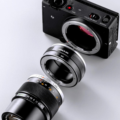 Avatar Shop|K&F Adaptor Montura Obiectiv OM-L, Pentru Obiective Olympus OM, Compatibil Camere L-Mount, Focalizare Manuala|K&F Concept