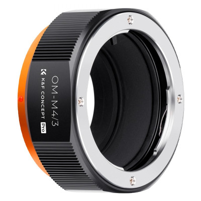 Avatar Shop|K&F Concept Adapter Montura OM-M4/3, Focalizare Manuala, Constructie Metalica, Marcaj Rosu Aliniere, Compatibil M4/3|K&F Concept