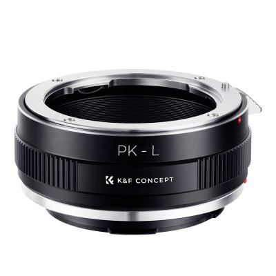 Avatar Shop|K&F PK-L Adapter Montura Obiectiv, Pentax K la L Mount, Focalizare Manuala, Fara Contacte Electronice, Compatibil L Mount|K&F Concept