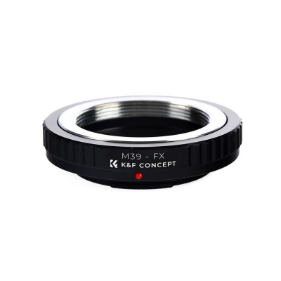 Avatar Shop|K&F Adaptor Montura Obiectiv M39-FX, Constructie Alama si Aluminiu, Focalizare Manuala la Infinit, Compatibil Serie Fujifilm X|K&F Concept