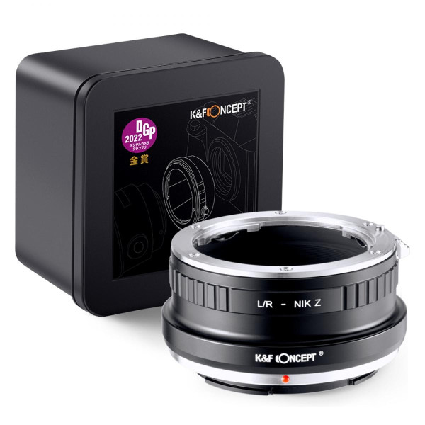 K&F Concept L/R-NIK Z Adaptor Obiectiv, Focalizare Manuala, Leica R la Nikon Z, Anti-Reflexie
