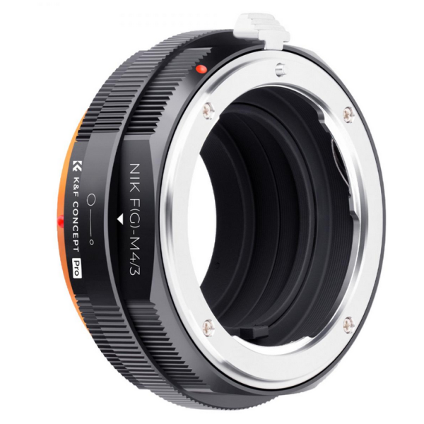 K&F KF M18125 Adaptor Montura Obiectiv, Nikon G la Micro Four Thirds, Constructie Metalica, Focus la Infinit, Fara Contacte