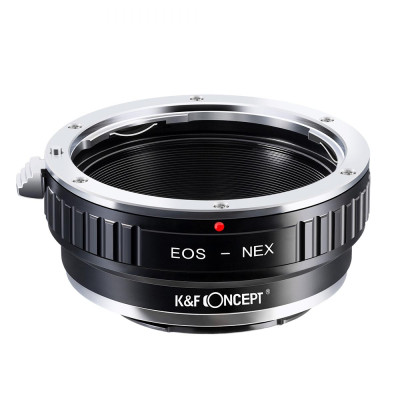 Avatar Shop|K&F Adapter Obiectiv Canon EOS la Sony Alpha E-Mount, Aluminiu si Alama, Focus la Infinit, Control Manual Diafragma|K&F Concept
