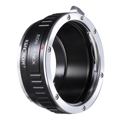 Avatar Shop|K&F Adapter Obiectiv Canon EOS la Sony Alpha E-Mount, Aluminiu si Alama, Focus la Infinit, Control Manual Diafragma|K&F Concept