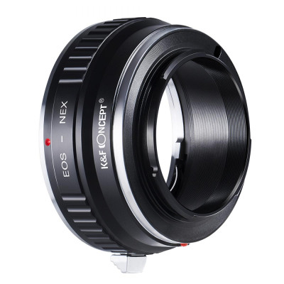 Avatar Shop|K&F Adapter Obiectiv Canon EOS la Sony Alpha E-Mount, Aluminiu si Alama, Focus la Infinit, Control Manual Diafragma|K&F Concept