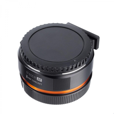 Avatar Shop|K&F Concept Adaptor EF/EF-S-EOS R, Autofocus Electronic, Contacte Placate cu Aur, Control Diafragma, Anti-Shake|K&F Concept