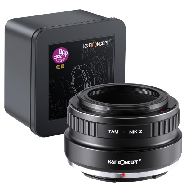 K&F TAM-NIK Z Adaptor Obiectiv Tamron la Nikon Z, Focus Manual, Montura Adaptall-2, Compatibil Nikon Z7, Z6, Z5, Z50