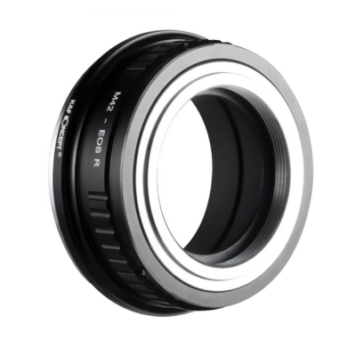 Avatar Shop|K&F Adaptor Montura M42 la Canon EOS R, Aliaj Cupru si Aluminiu, Control Manual Focus si Diafragma, Marcaj Rosu Aliniere|K&F Concept