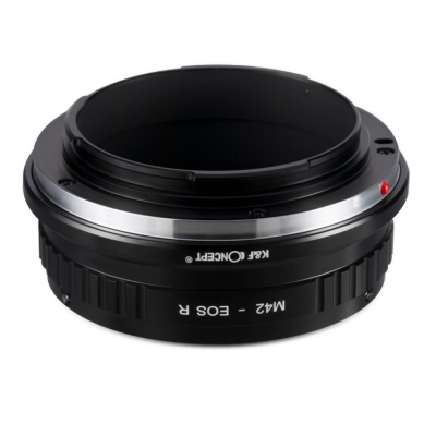 Avatar Shop|K&F Adaptor Montura M42 la Canon EOS R, Aliaj Cupru si Aluminiu, Control Manual Focus si Diafragma, Marcaj Rosu Aliniere|K&F Concept