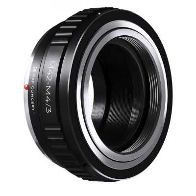 Avatar Shop|K&F Adaptor Montura M42 la M43 MFT, Constructie Alama si Aluminiu, Focalizare la Infinit, Compatibil Panasonic, Olympus, JVC,|K&F Concept