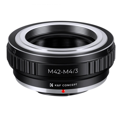 Avatar Shop|K&F Adaptor Montura M42 la M43 MFT, Constructie Alama si Aluminiu, Focalizare la Infinit, Compatibil Panasonic, Olympus, JVC,|K&F Concept