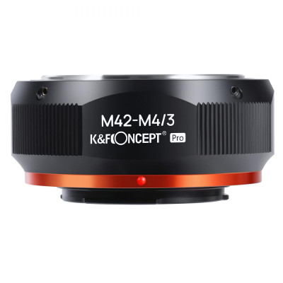 Avatar Shop|K&F Concept M10125 Adaptor Obiectiv M42 la M4/3, Precizie Inalta, Aliaj Aluminiu-Magneziu, Bayonet din Cupru, Focalizare la|K&F Concept