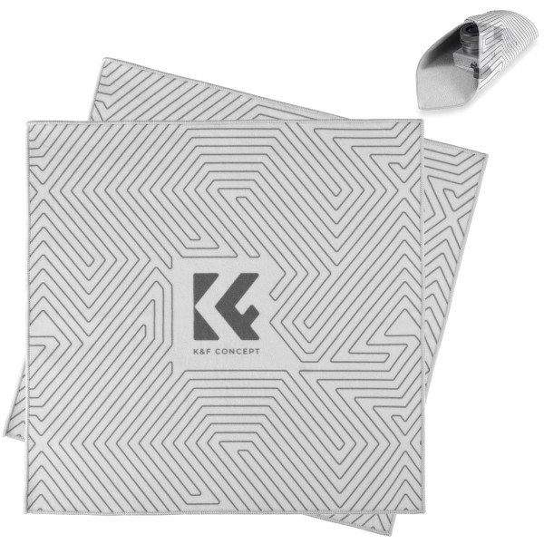 K&F Concept Laveta Universala de Protectie Magic, 35x35cm+45x45cm, Anti-Zgarieturi, Auto-Adeziva, Pentru Obiective si DSLR