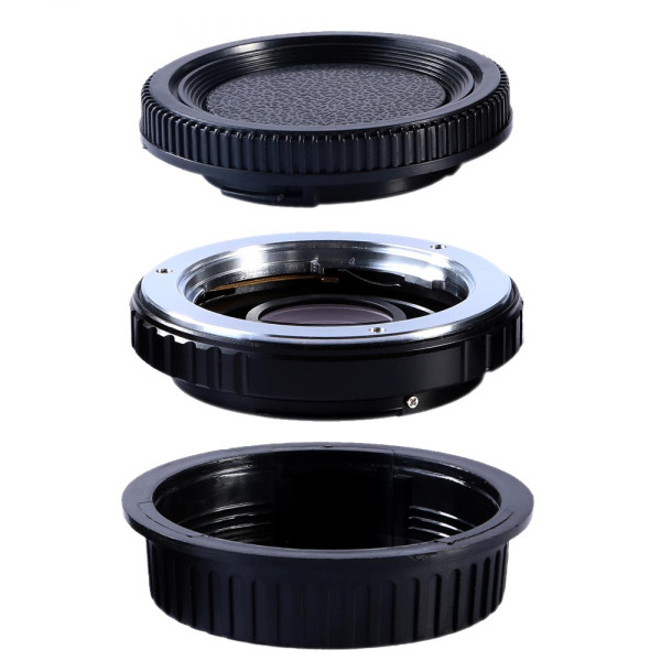 K&F Concept Adaptor Montura Minolta MD la Canon EOS, Alama si Aluminiu, Focus la Infinit, Operare Manuala