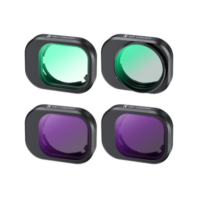 K&F Concept Kit Filtre ND/UV/CPL pentru DJI Mini 4 Pro, 4 Bucati, Sticla Optica AGC, 28...