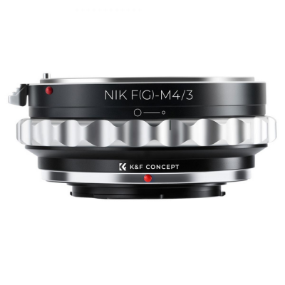 Avatar Shop|K&F Adaptor Montura Obiective Nikon G/F/AI/AIS/D la M43 MFT, Aluminiu si Alama, Focus la Infinit, Focalizare Manuala|K&F Concept