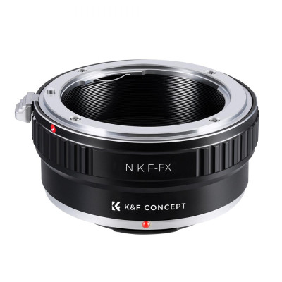 Avatar Shop|K&F Concept Adaptor Montura Nikon F la Fujifilm FX, Constructie din Metal, Focus la Infinit, Fara Autofocus|K&F Concept