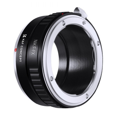 Avatar Shop|K&F Concept Adaptor Montura Nikon F la Fujifilm FX, Constructie din Metal, Focus la Infinit, Fara Autofocus|K&F Concept