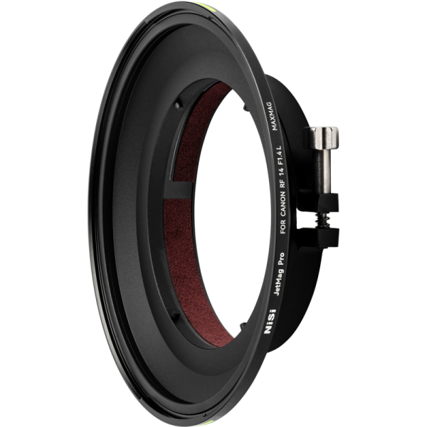 NiSi JetMag Pro MAXMAG, Suport Filtru Pentru Canon RF 14mm F1.4 L, Fara Vinietare, Mecanism Magnetic, Suprafata Alcantara