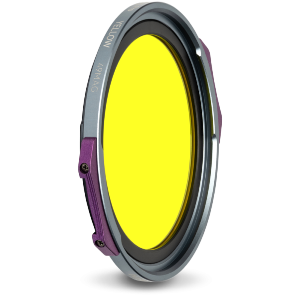 NiSi JetMag Pro 49 Filtru Galben, Montura Magnetica, Diametru 49mm, Sticla Optica NiSi, Strat Nano Anti-pete