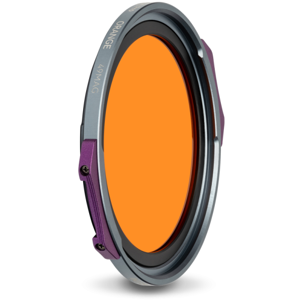 NiSi JetMag Pro 49 Filtru Portocaliu, Montura Magnetica, Diametru 49mm, Sticla Optica Nano, Cadru Aluminiu Ultra-subtire