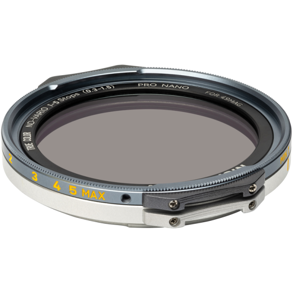 NiSi JetMag Pro 49 Filtru ND Variabil True Color, 1-5 Stops, ND2-ND32, Montaj Magnetic, Diametru 49mm
