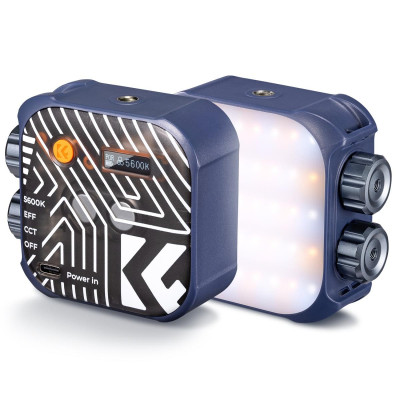 K&F Dual Color Temperature Portable Photography Video Fill Light 2500K-9900K Blue,...