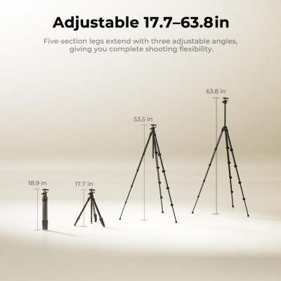 Avatar Shop|K&F tripod A305A1+BH-40, Trepied foto cu cap bila|K&F Concept