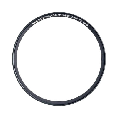 Avatar Shop|K&F 72mm Inel Adaptor Magnetic, Seria Round Mirror, Aluminiu Aviatic, Anodizat Negru, Compatibil Filtre Magnetice K&F|K&F Concept